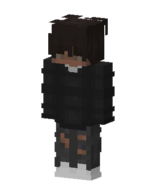 Black Player Boy Minecraft black skin