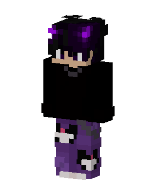 Void Hoodie Boy skin, 3D preview