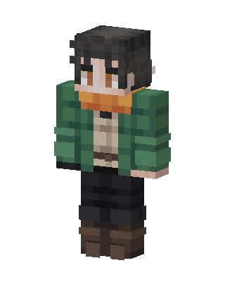 Scarfed Wanderer Minecraft skin
