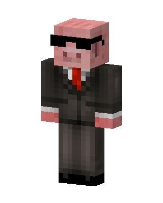 Boss Pig skin, 3D preview