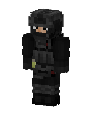 Black Ops Soldier skin, 3D preview