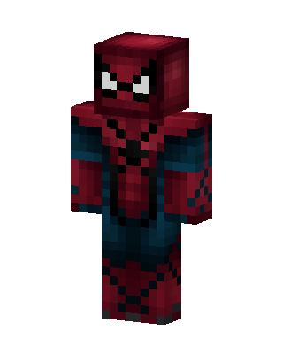 Spider-Man Minecraft red skin