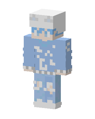 Blue Cutie Minecraft skin