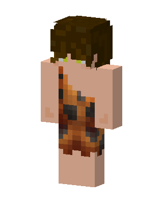 Caveman skin, 3D preview