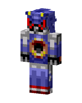 Metal Sonic skin, 3D preview