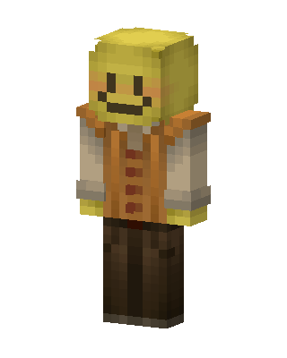 Smiley Adventurer skin, 3D preview