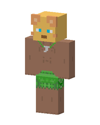 Teddy Bear Kid Minecraft cat girl skin