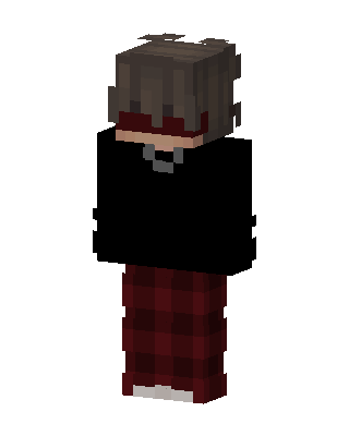 Plaid Pants Boy skin, 3D preview