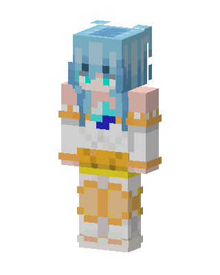 White Queen skin, 3D preview