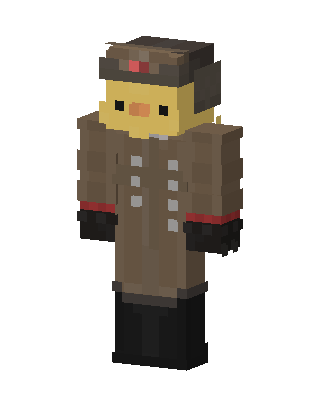 Chick Commander skin, 3D preview