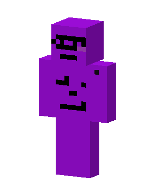 Purple Guy skin, 3D preview