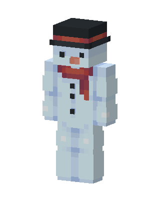 Snowman skin, 3D preview