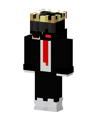 Black King Minecraft black skin