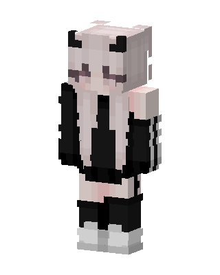 Demon Girl Minecraft cat girl skin