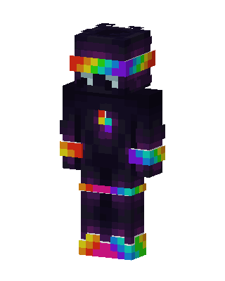 Rainbow Shadow Minecraft skin
