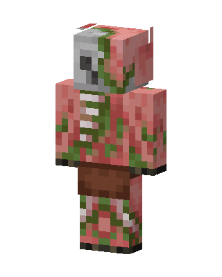 Pink Skeleton Minecraft pink skin