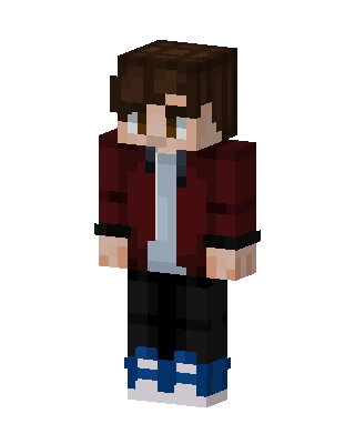 Red Student Boy Minecraft skin