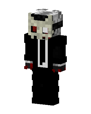 Black Player Boy skin, 3D preview
