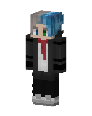 Frost Split Suit Minecraft skin