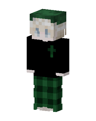 Cozy Pajama Boy skin, 3D preview