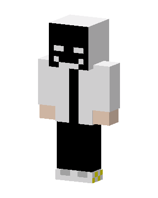 Black Villain Boy skin, 3D preview