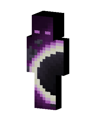 Purple Glowing Villain Minecraft skin