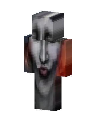 Gray Villain Minecraft skin