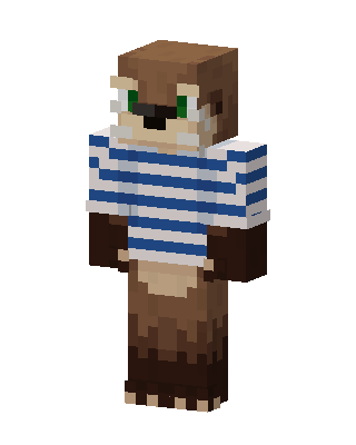 Sailor Otter skin, 3D preview