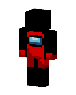 Among Us Crewmate skin, 3D preview