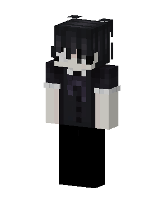 Goth Boy skin, 3D preview
