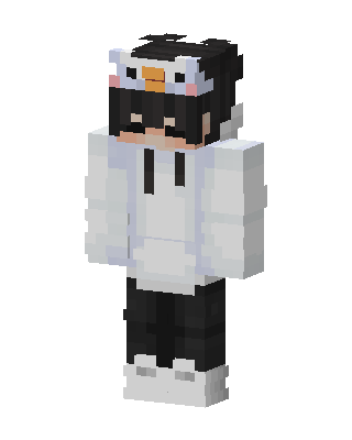 White Hoodie Boy Minecraft skin