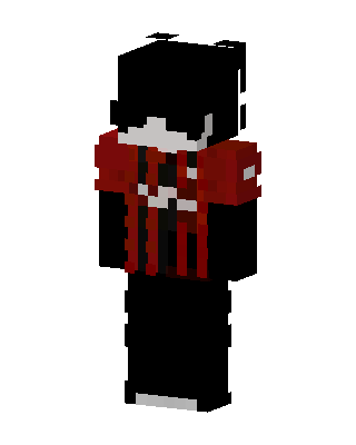 Crimson Goth skin, 3D preview