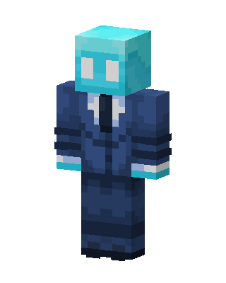 Blue Suit Boy Minecraft skin
