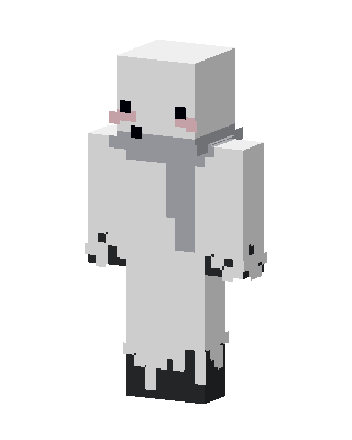 Ghost Blob skin, 3D preview
