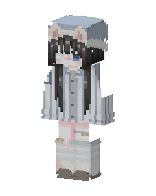 Sleepy Cat Girl Minecraft cat girl skin