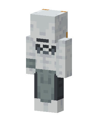 White Masked Mob Minecraft skin