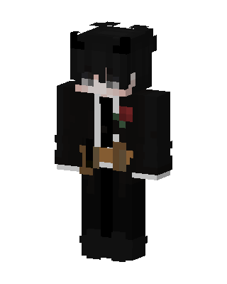Black Player Boy skin, 3D preview