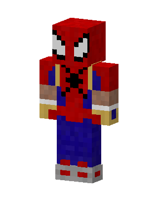 Red Masked Hero Boy Minecraft red skin