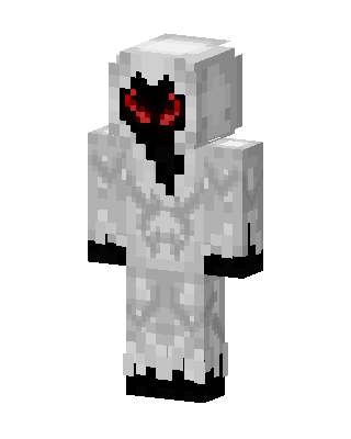 White Hero skin, 3D preview