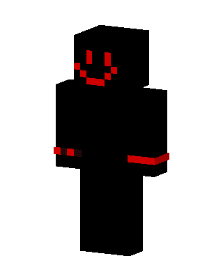 Red Smiley Shadow skin, 3D preview