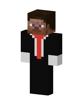 Suited Steve Minecraft skin