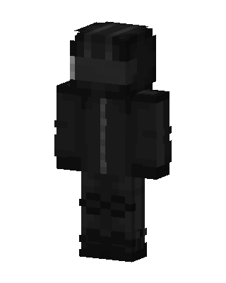 Black Villain Boy skin, 3D preview