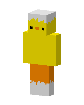 Hatching Chick skin, 3D preview