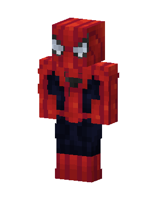 Spider-Man skin, 3D preview