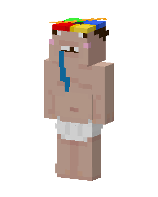 Diaper Baby skin, 3D preview