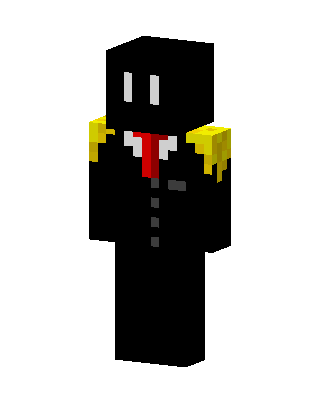 Black Villain Boy skin, 3D preview