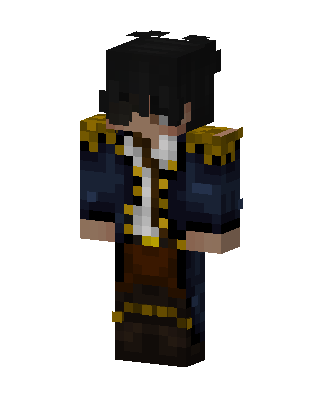 Blue Knight Boy skin, 3D preview