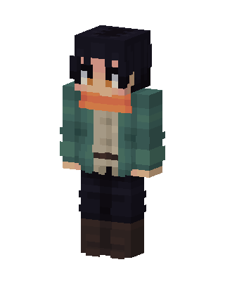 Mikasa Ackerman Minecraft skin