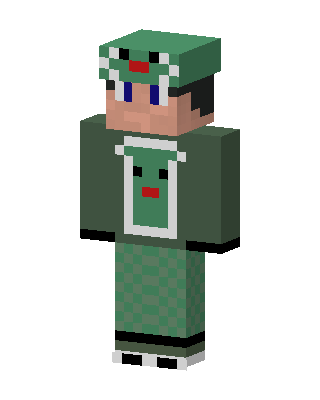 Frog Hoodie Kid skin, 3D preview