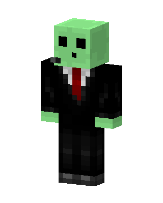 Slime In Suit skin, 3D preview